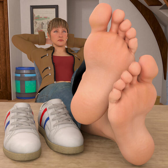 Beatrix Showing Off Her Feet.
